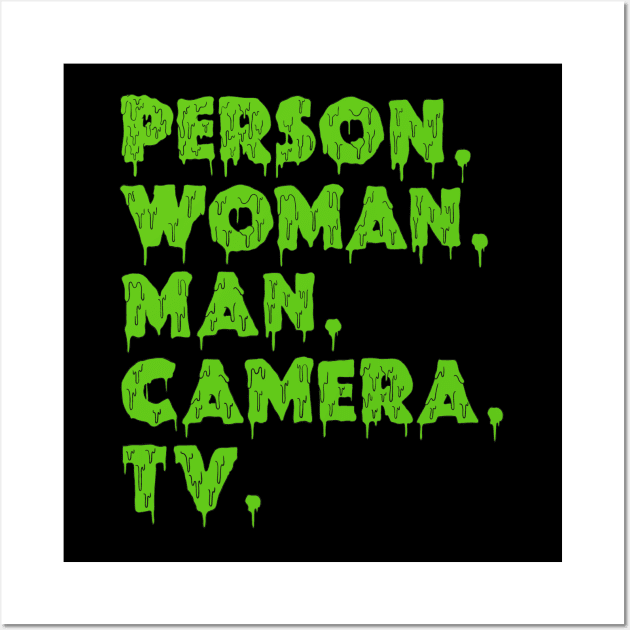 person woman man camera tv Wall Art by graffitiasik